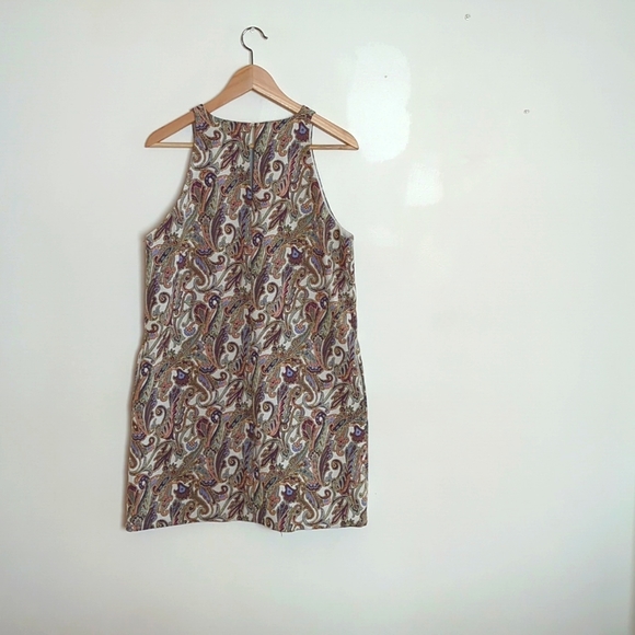 Zara Basics Paisley Sleeveless Dress - Picture 2 of 5